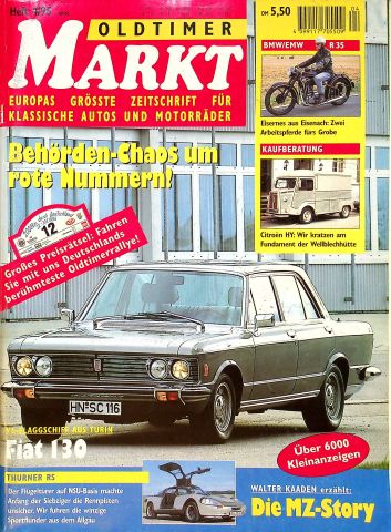Deckblatt Oldtimer Markt (04/1995)